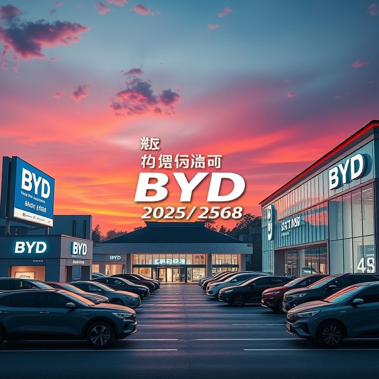 รวมโชว์รูม และศูนย์บริการ BYD ทุกสาขา ทั่วประเทศไทย 2025/2568